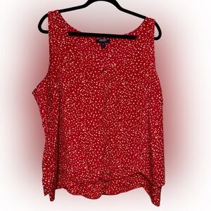 🩷 Old Navy Red Sleeveless Tank Top